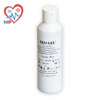 Гель для УЗД – EKO GEL 250 гр., високої в’язкості, блакитний (EBV250)